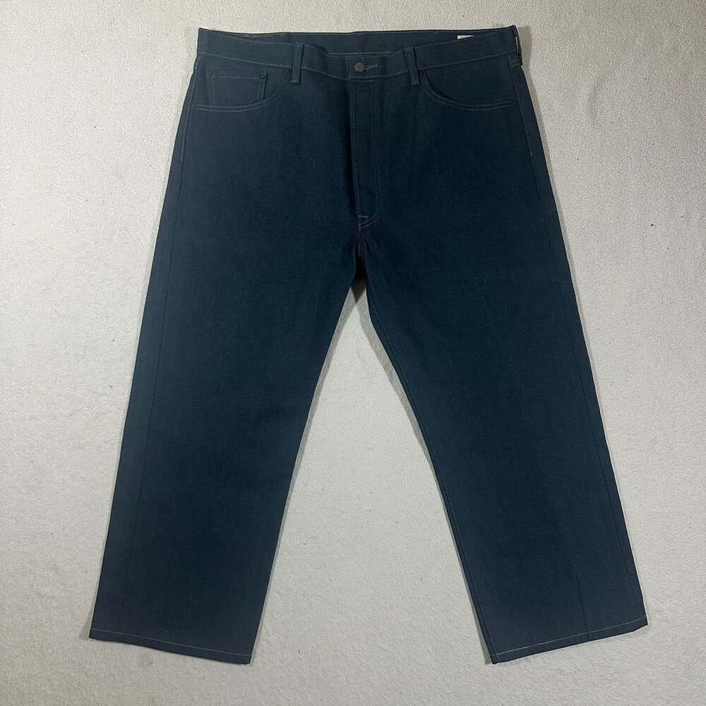 Levi's 501 Original Fit Cone Denim Dark Indigo Blue Jeans Button Fly W40 L32
